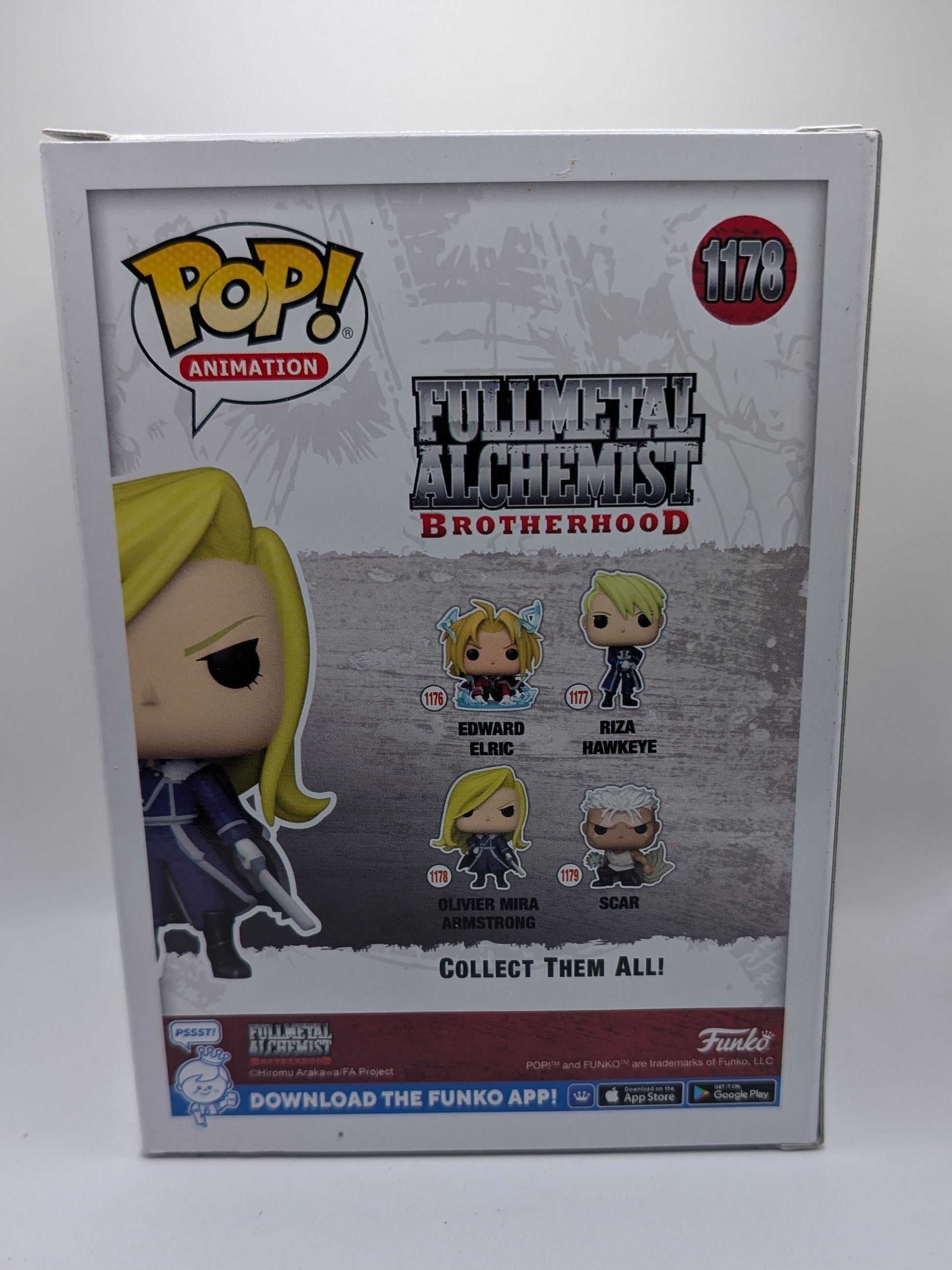 FullMetal Alchemist Brotherhood - Oliver Mira Armstrong #1178 - Funko Pop! Vinyl - New FRENLY BRICKS - Open 7 Days