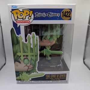 Yuno Pop 1422 Yuno Spirit of Zephyr - Black Clover Funko Pop! 2022 FRENLY BRICKS - Open 7 Days