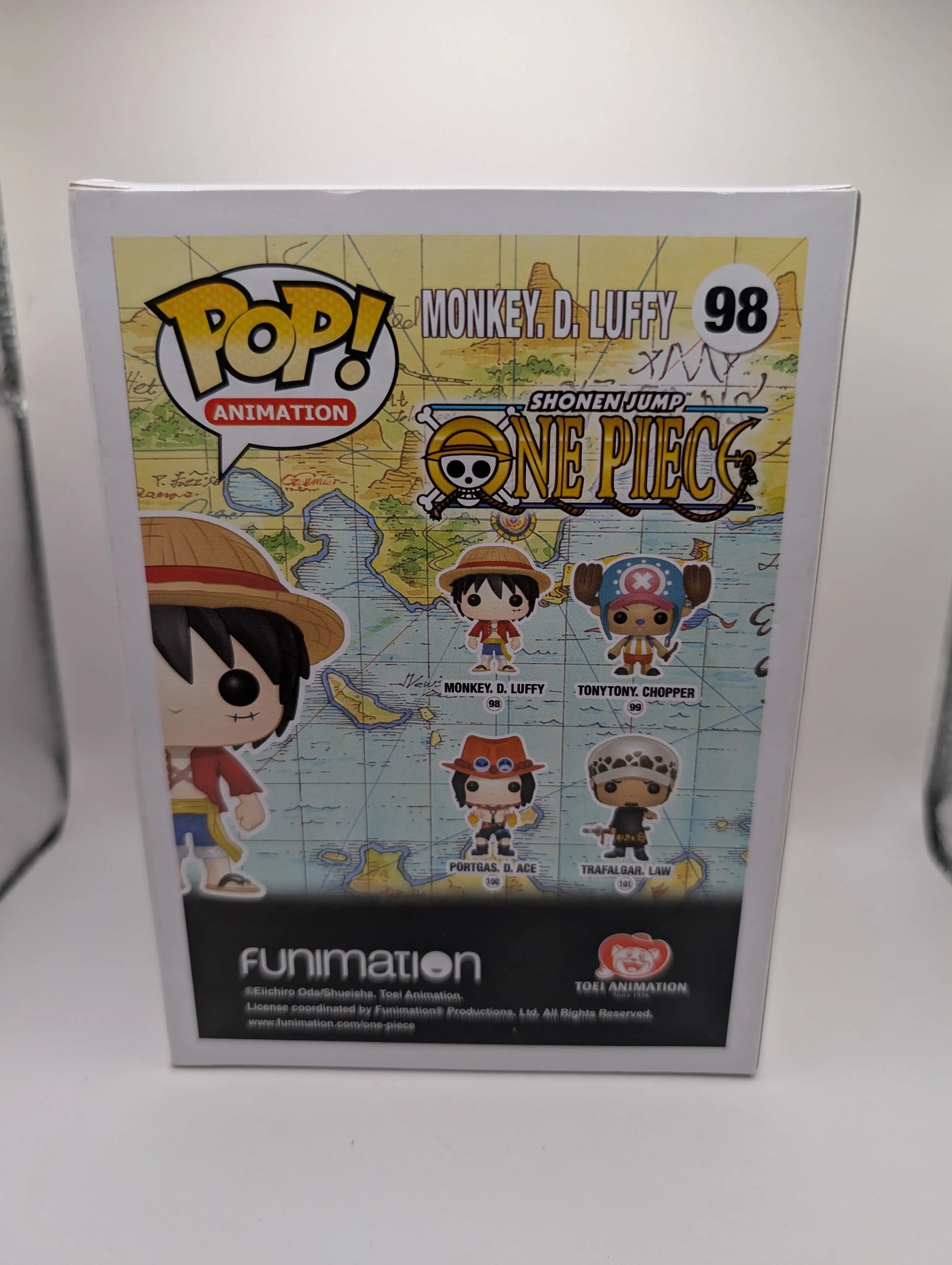Funko Pop: One Piece - Monkey D. Luffy 98 Original Date 2016 FRENLY BRICKS - Open 7 Days