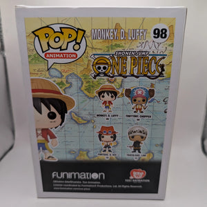 Funko Pop: One Piece - Monkey D. Luffy 98 Original Date 2016 FRENLY BRICKS - Open 7 Days
