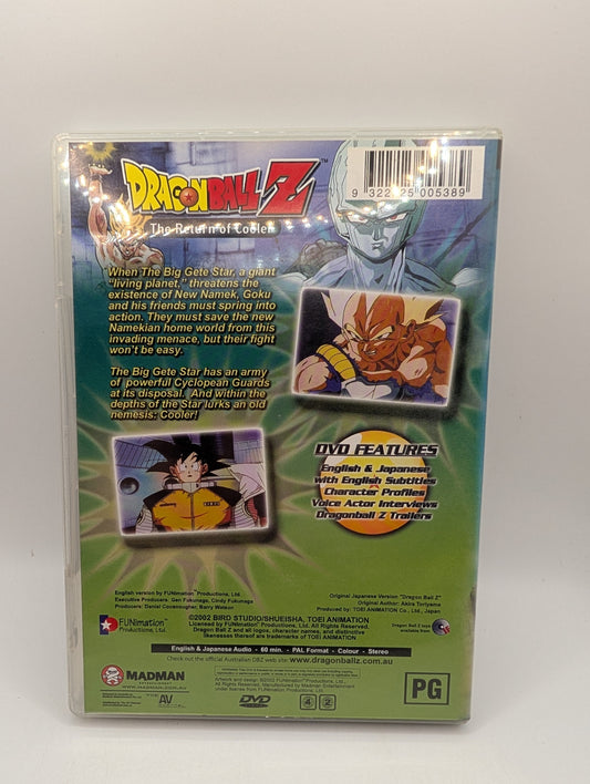 Dragonball Z : The Return Of Cooler : Movie Special #6 : DVD : *RARE OOP** FRENLY BRICKS - Open 7 Days