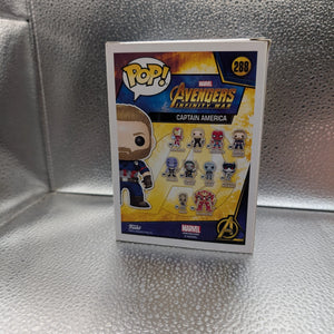 FUNKO Pop Vinyl Captain America Marvel #288 FRENLY BRICKS - Open 7 Days