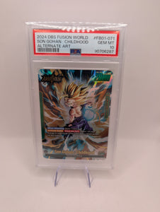Son Gohan Childhood FB01-071 Alternate Art Awakened Pulse PSA 10