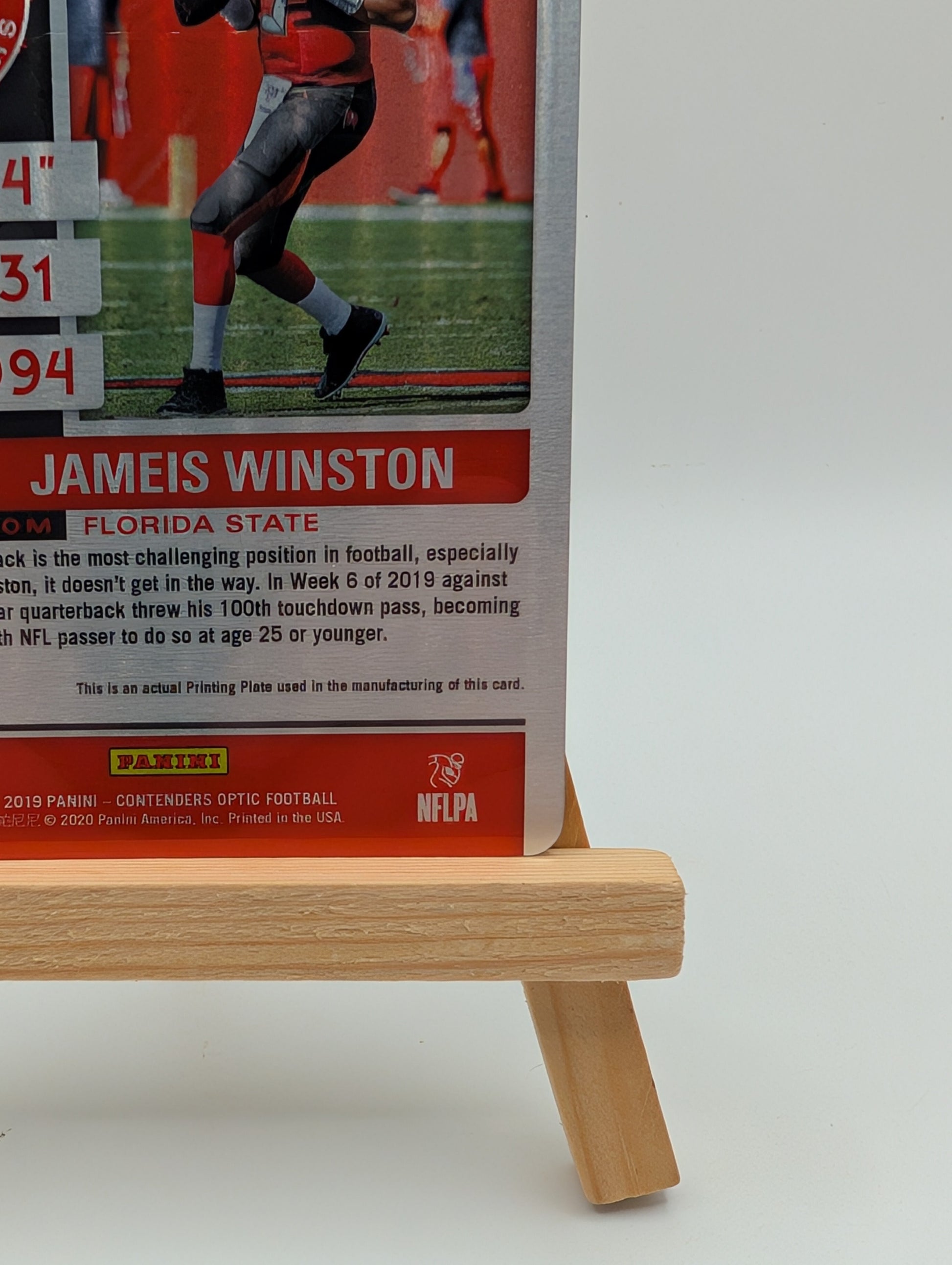 2019 Panini Optic Contenders Jameis Winston 1/1 NFL FRENLY BRICKS - Open 7 Days