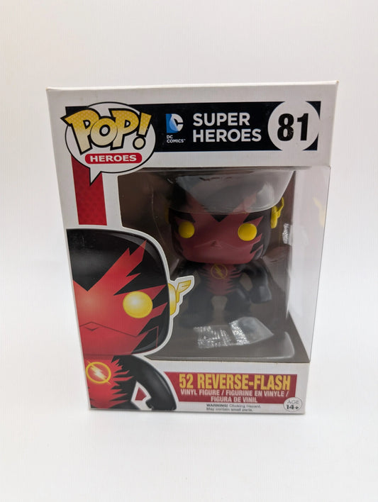 Funko Pop DC  52 Reverse Flash #81  VAULTED FRENLY BRICKS - Open 7 Days