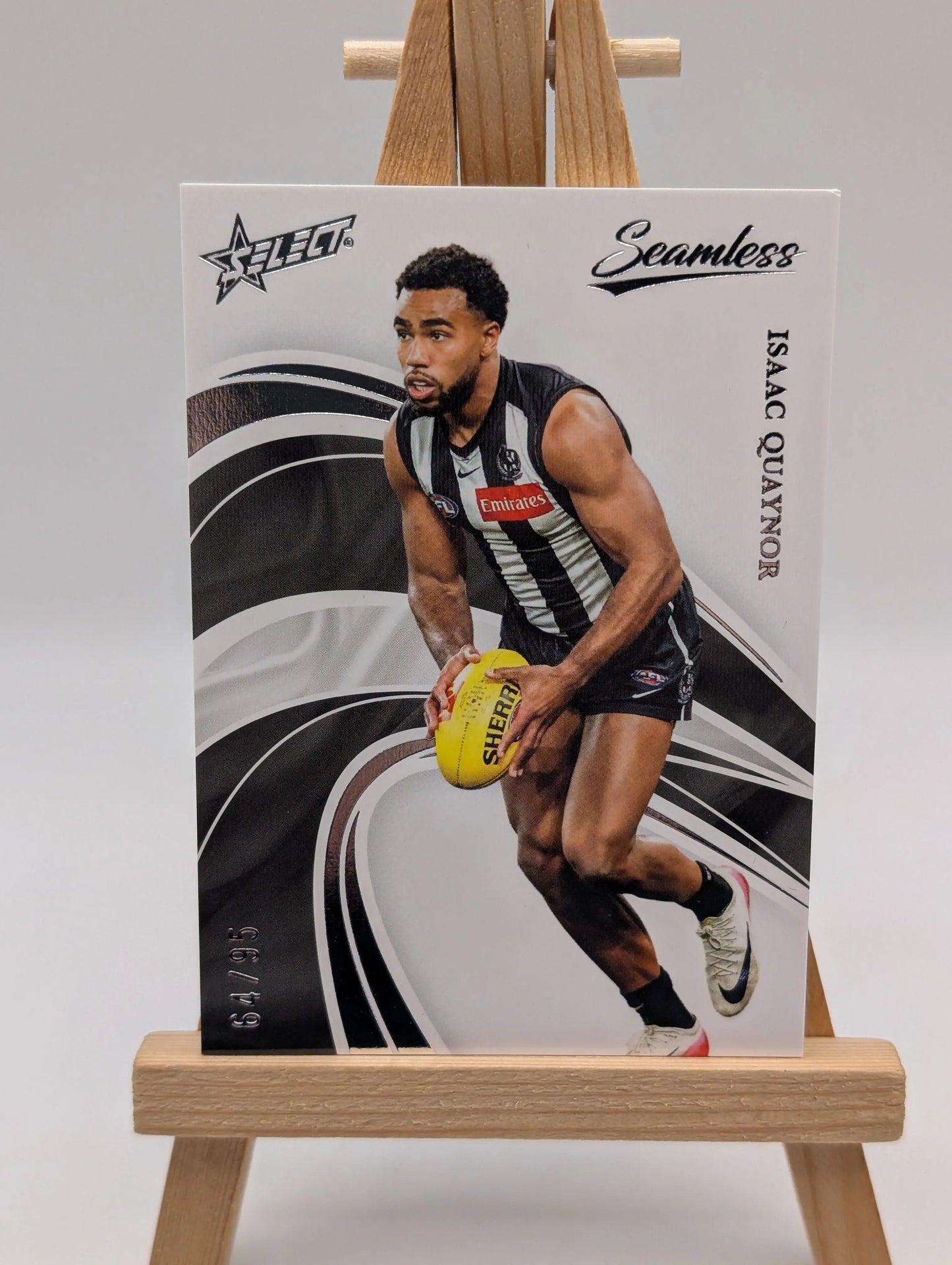 2025 AFL Select Seamless Base ISAAC QUAYNOR /95 Collingwood FRENLY BRICKS - Open 7 Days