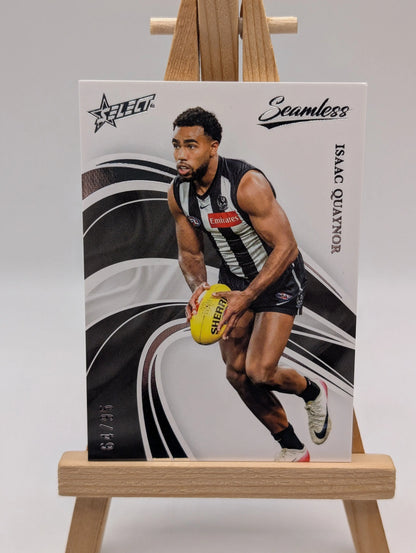 2025 AFL Select Seamless Base ISAAC QUAYNOR /95 Collingwood FRENLY BRICKS - Open 7 Days