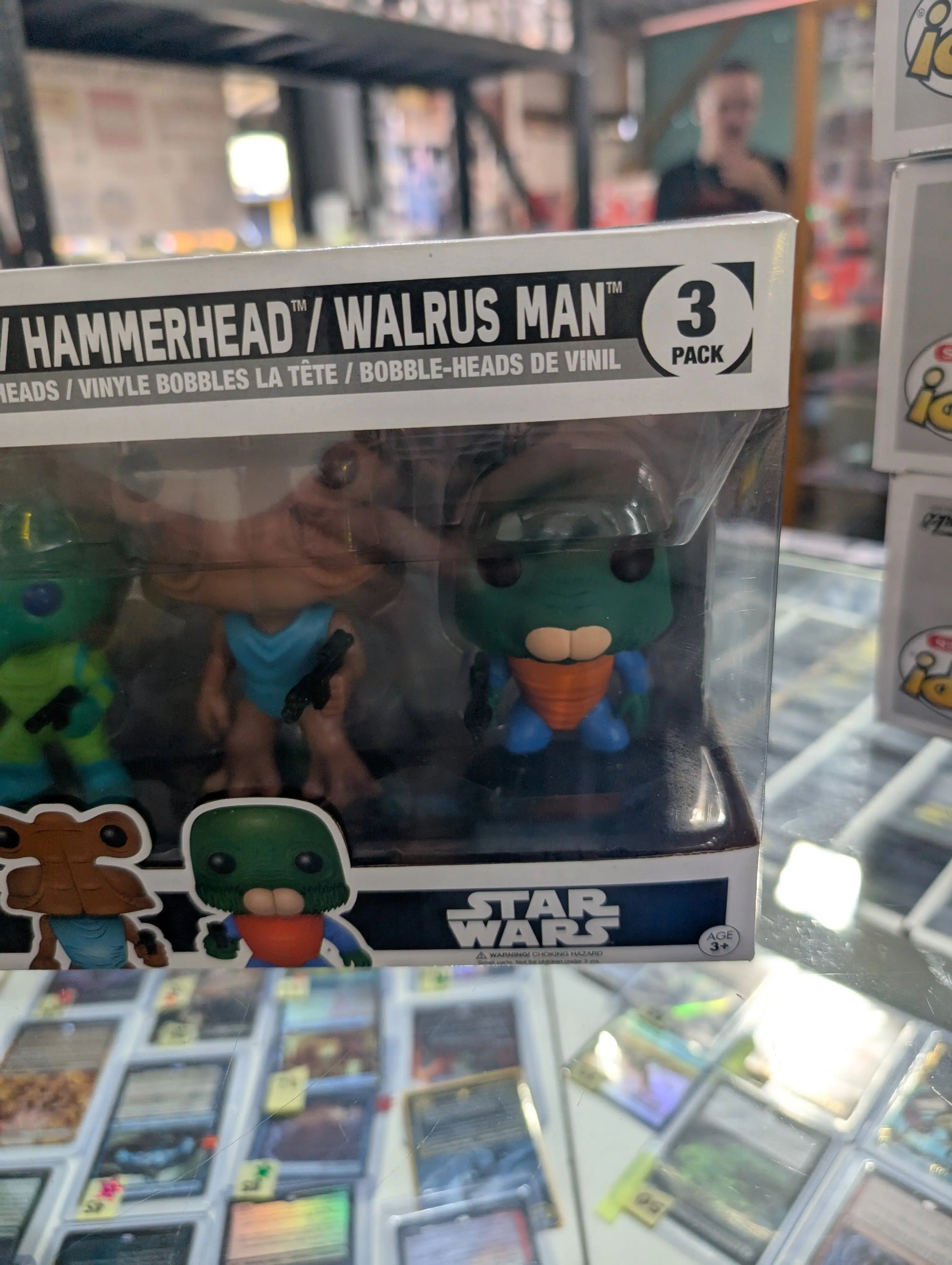 Funko Pop Star Wars Greedo, Hammerhead, Walrus Man 3pk Vinyl Figure FRENLY BRICKS - Open 7 Days