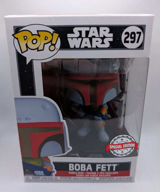 Star Wars Boba Fett Funko Pop! Vinyl #297 - New FRENLY BRICKS - Open 7 Days