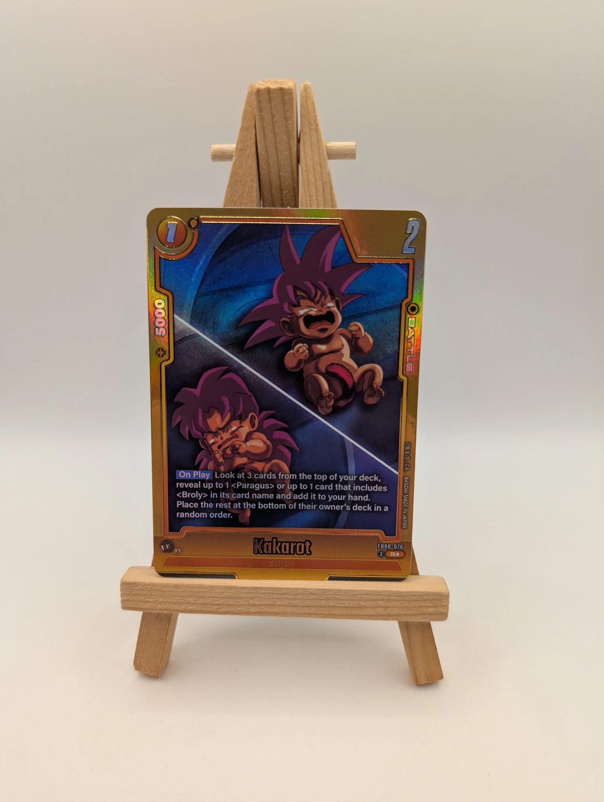 Kakarot ALT ART FB08-076 Dragon Ball Fusion World NM FRENLY BRICKS - Open 7 Days image 1