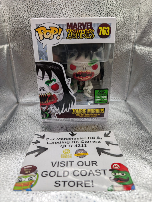 Funko POP Marvel Zombie Mobius #763 ECCC Exclusive FRENLY BRICKS - Open 7 Days