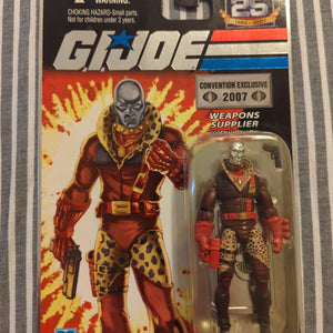 G.I. Joe Weapons Supplier Destro Convention Exclusive 2007 25th Anniversary FRENLY BRICKS - Open 7 Days