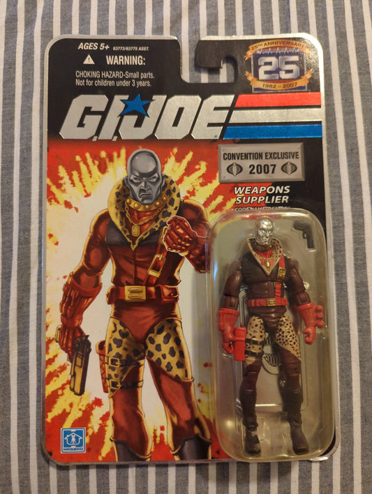 G.I. Joe Weapons Supplier Destro Convention Exclusive 2007 25th Anniversary FRENLY BRICKS - Open 7 Days