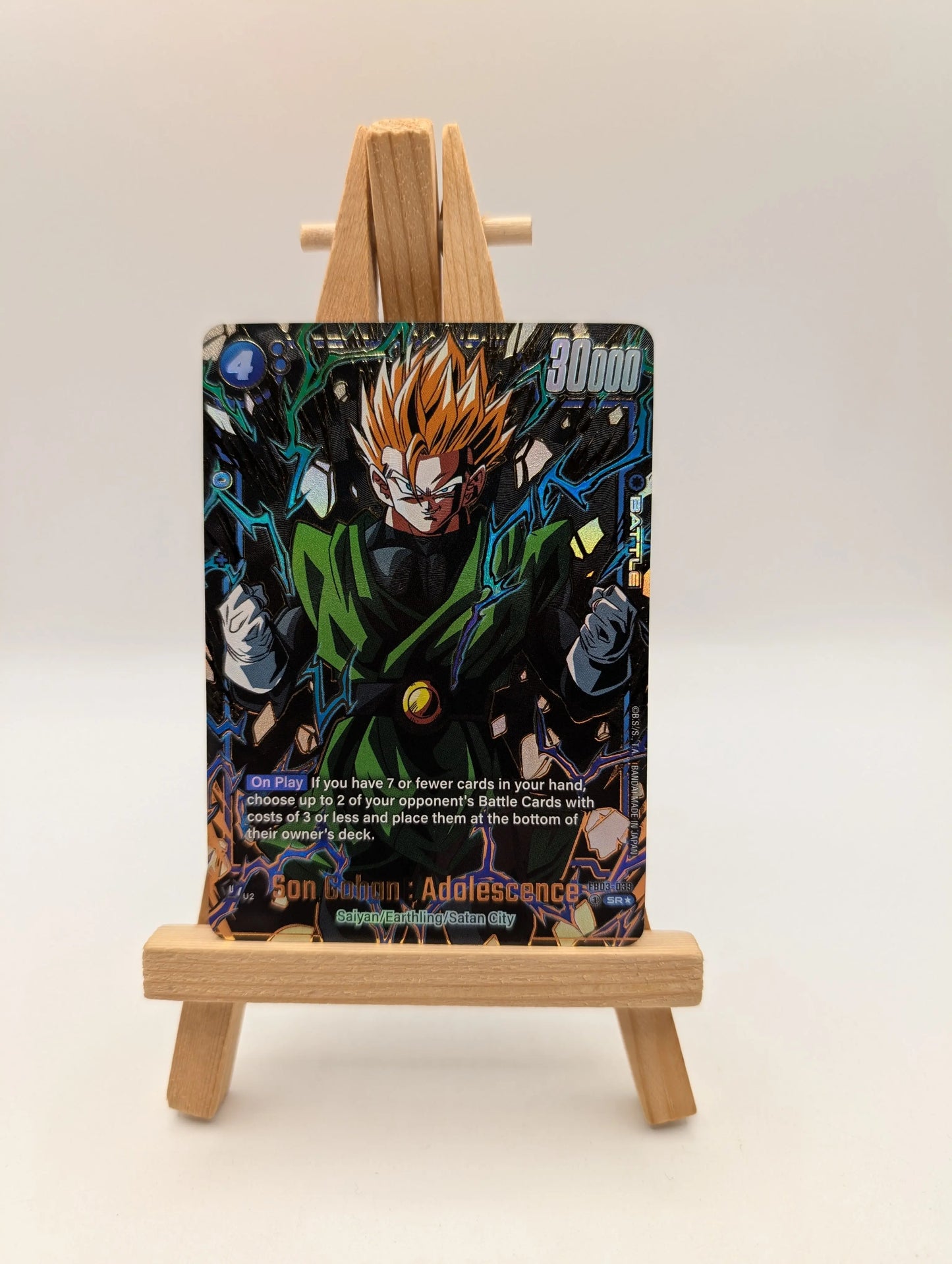 Dragon Ball  - Son Gohan : Adolescence FB03-039 (SR) Raging Roar Alt Art English FRENLY BRICKS - Open 7 Days