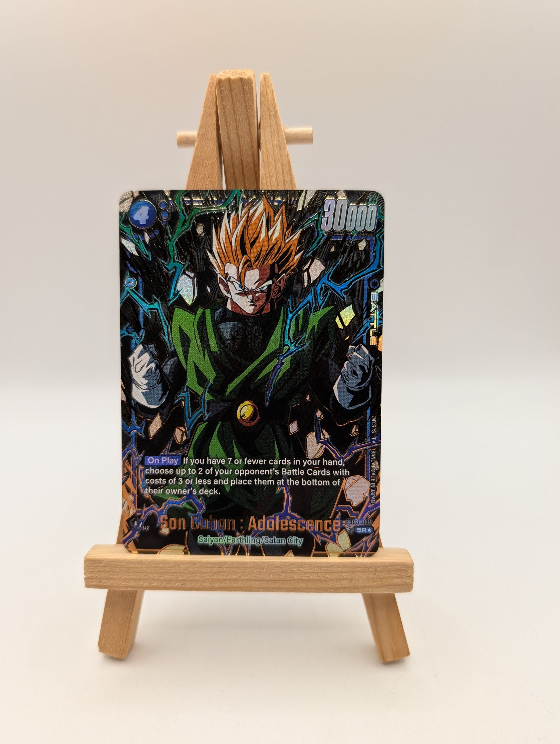Dragon Ball  - Son Gohan : Adolescence FB03-039 (SR) Raging Roar Alt Art English FRENLY BRICKS - Open 7 Days