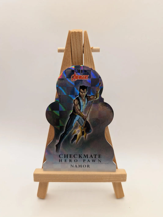 2022 Marvel Fleer Ultra Avengers Checkmate CP-1 NAMOR Hero White Pawn FRENLY BRICKS - Open 7 Days
