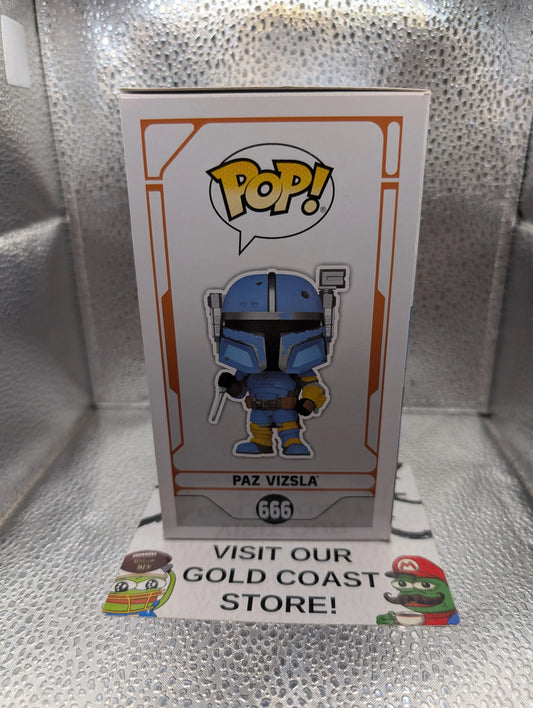 Funko Pop! 666 Star Wars: The Mandalorian Paz Vizsla Collectible FRENLY BRICKS - Open 7 Days