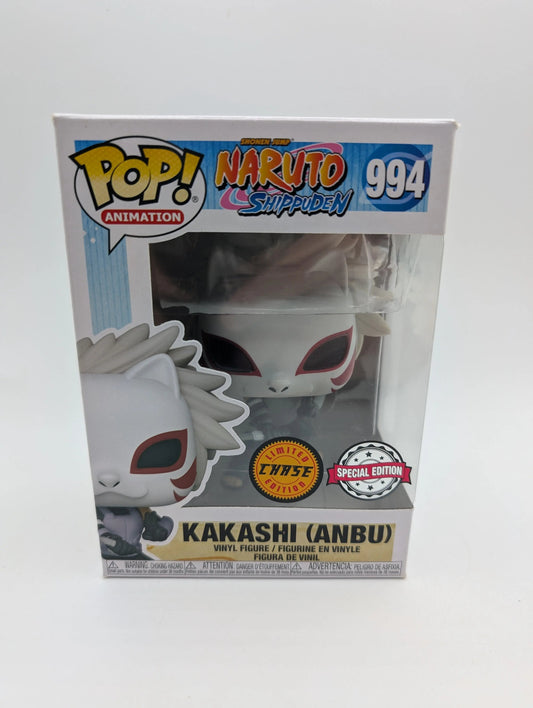 Funko Pop! Anime Naruto Shippuden Kakashi Anbu Chase Edition #994 FRENLY BRICKS - Open 7 Days