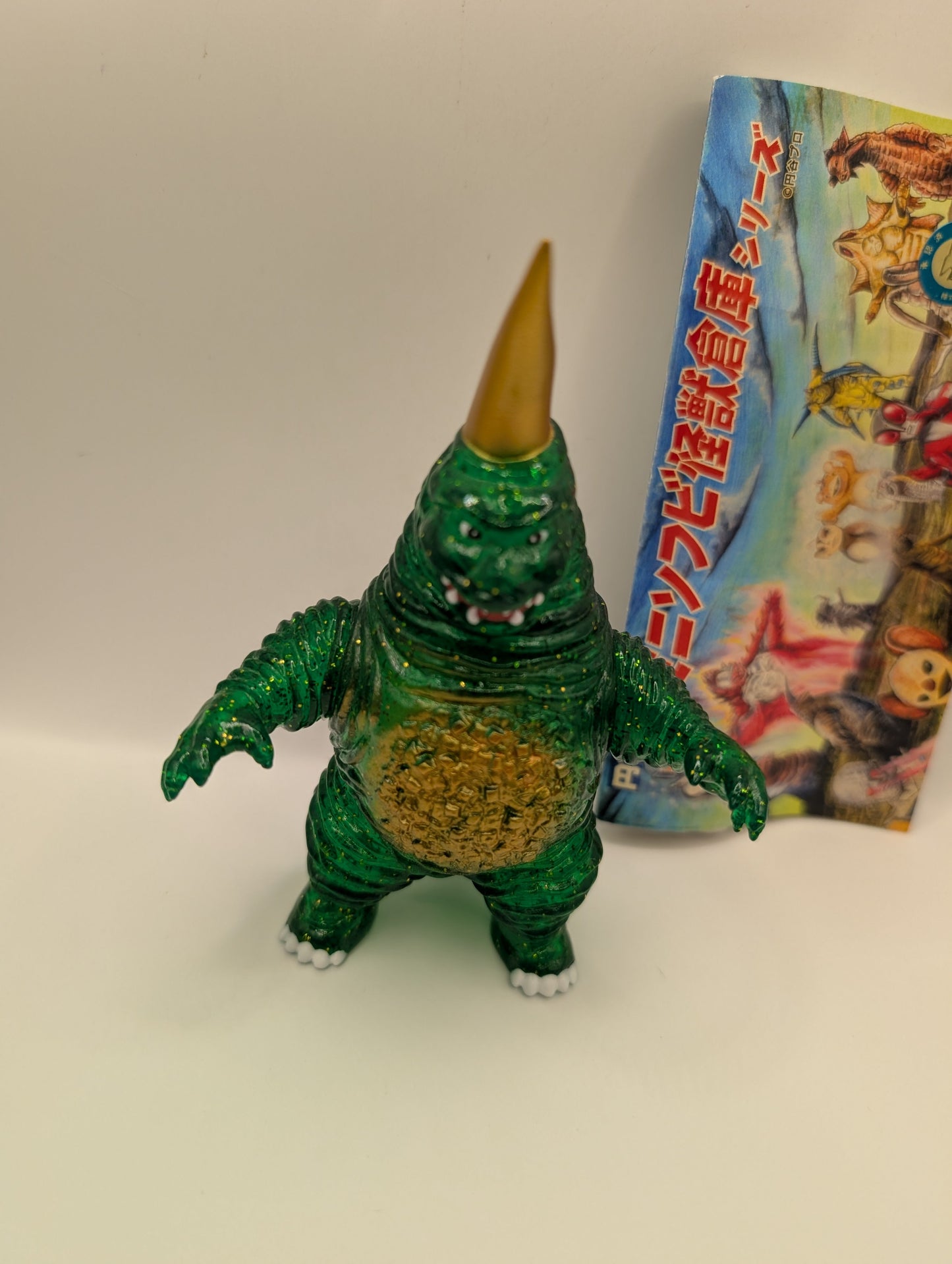 MAX TOY Mini Soft Vinyl Kaiju Warehouse Series Ranosorus GREEN Sparkle FRENLY BRICKS - Open 7 Days