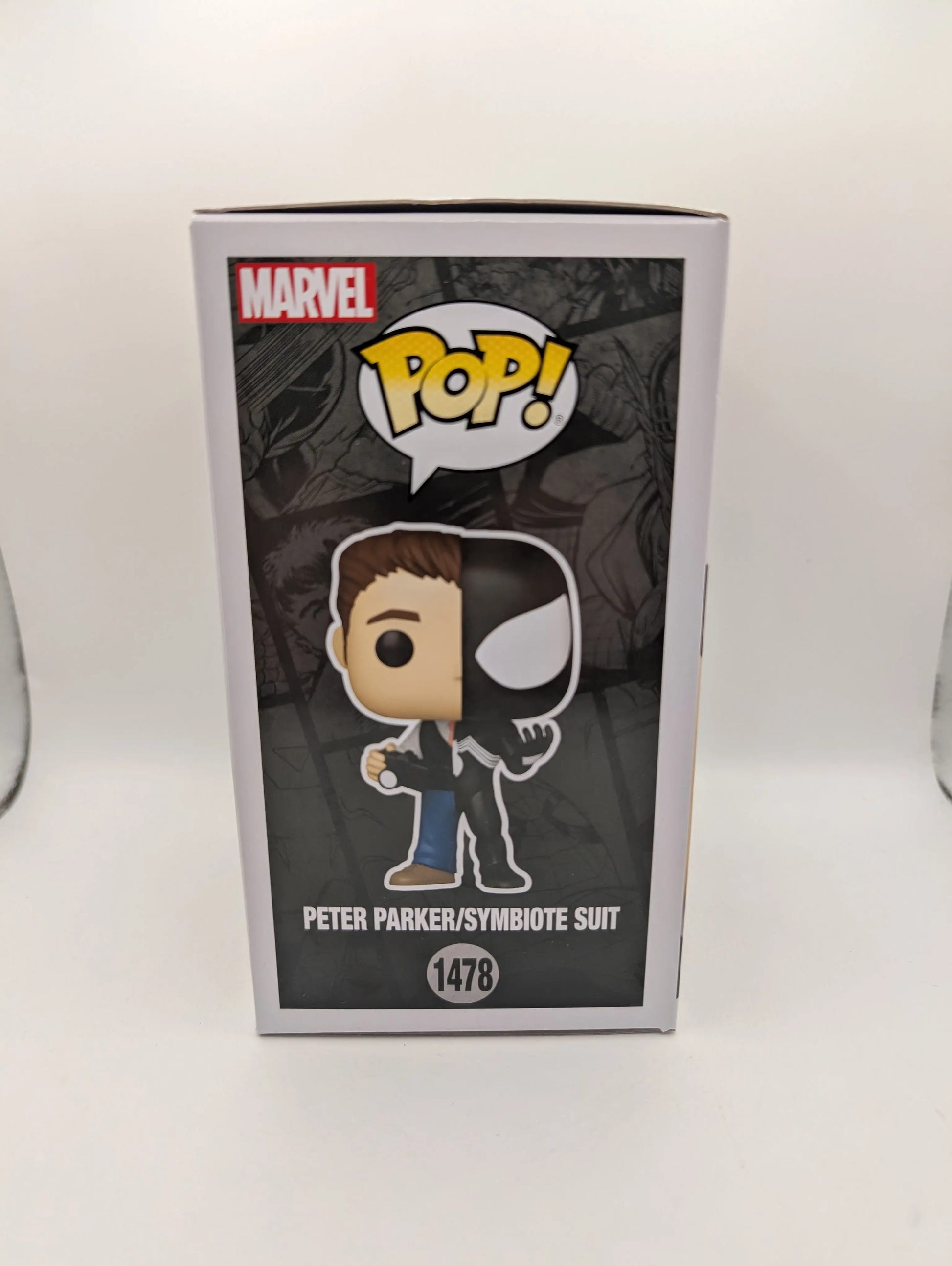 Marvel #1478 Peter Parker/Symbiote Suit CHASE Funko Pop FRENLY BRICKS - Open 7 Days image 2