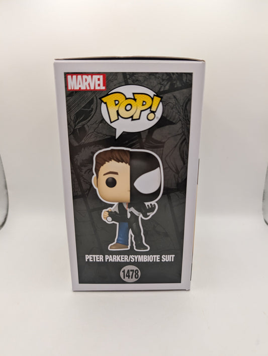 Marvel #1478 Peter Parker/Symbiote Suit CHASE Funko Pop FRENLY BRICKS - Open 7 Days