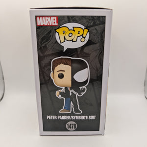 Marvel #1478 Peter Parker/Symbiote Suit CHASE Funko Pop FRENLY BRICKS - Open 7 Days