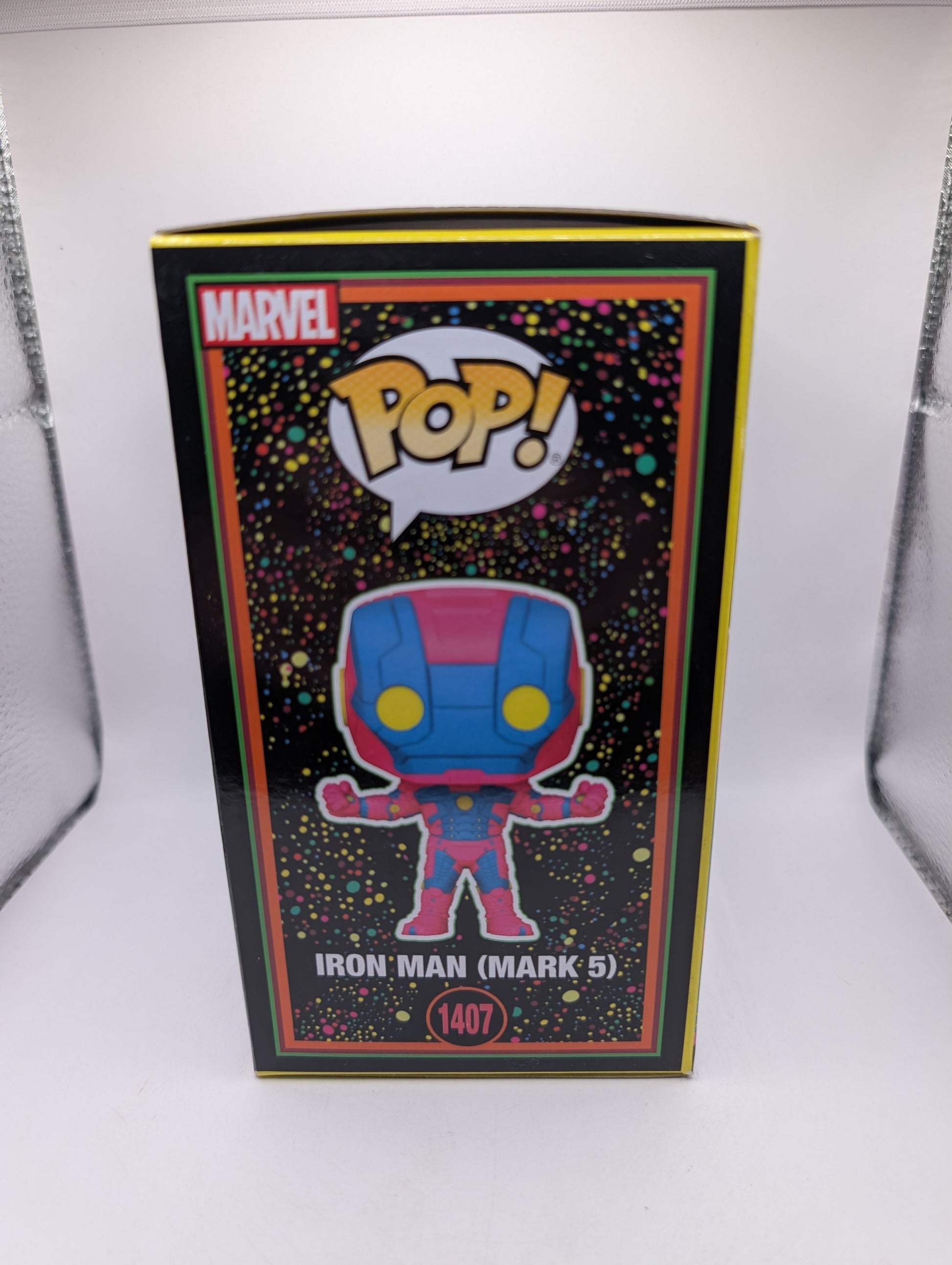 Funko Pop Infinity Saga Iron Man Mark 5 Blacklight #1407 FRENLY BRICKS - Open 7 Days