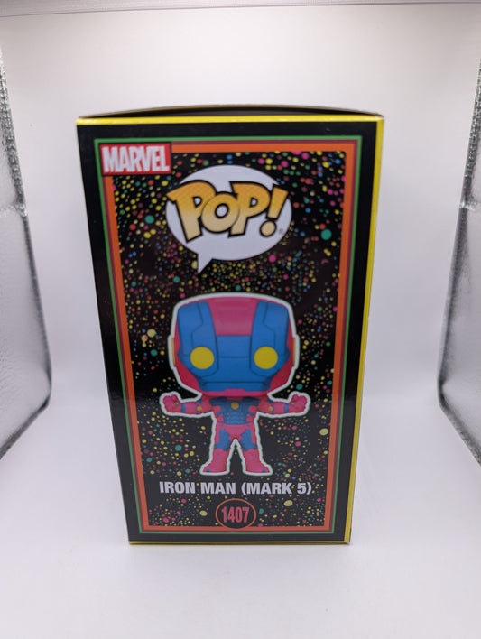 Funko Pop Infinity Saga Iron Man Mark 5 Blacklight #1407 FRENLY BRICKS - Open 7 Days