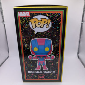 Funko Pop Infinity Saga Iron Man Mark 5 Blacklight #1407 FRENLY BRICKS - Open 7 Days
