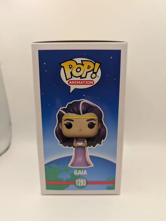Funko Pop! Gaia #1293- Captain Planet - 2023 San Diego Comic Con Exclusive FRENLY BRICKS - Open 7 Days
