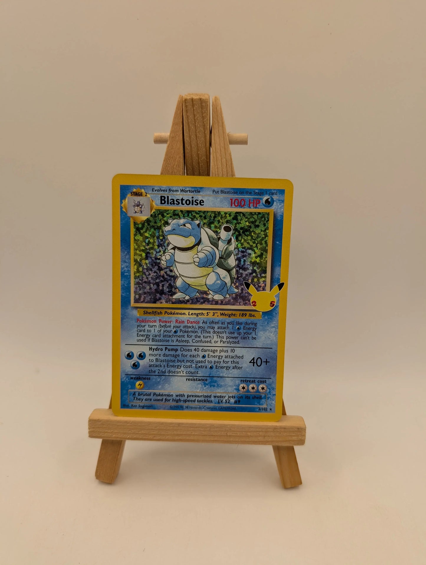 Blastoise Holo Celebrations 2/102 Pokemon Card TCG FRENLY BRICKS - Open 7 Days