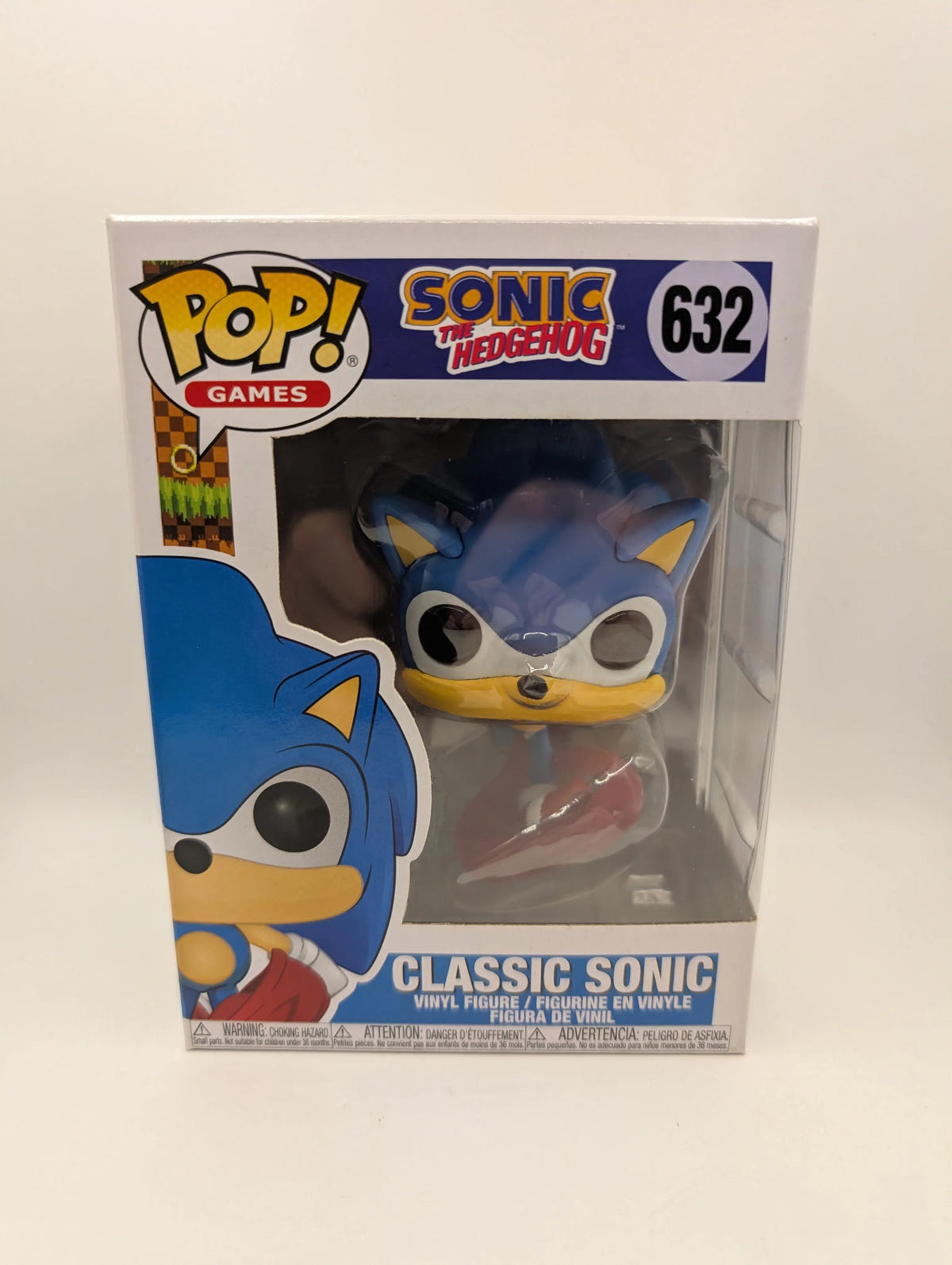 Funko POP! Games Sonic The Hedgehog Classic Sonic #632 Vinyl Figure FRENLY BRICKS - Open 7 Days image 1