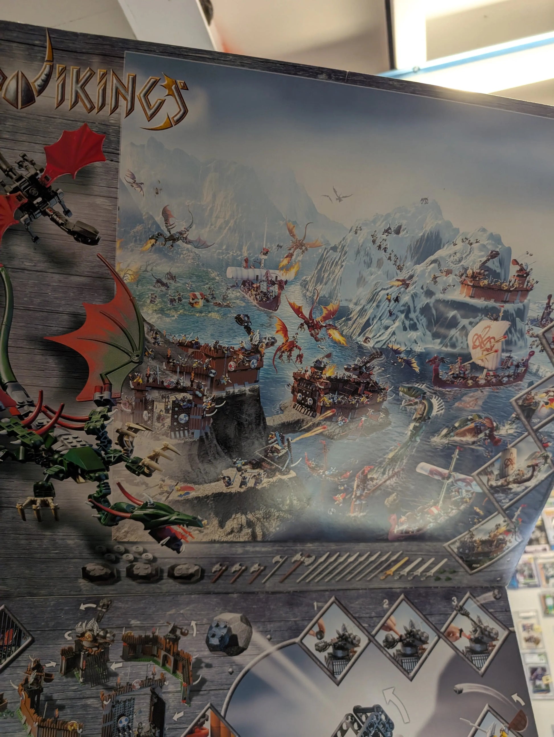 LEGO Vikings: Viking Fortress Against the Fafnir Dragon (7019) FRENLY BRICKS - Open 7 Days