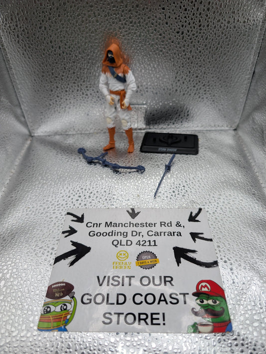 GI Joe Dollar General Storm Shadow orange white loose figure 2013 Ninja TGin Zu FRENLY BRICKS - Open 7 Days