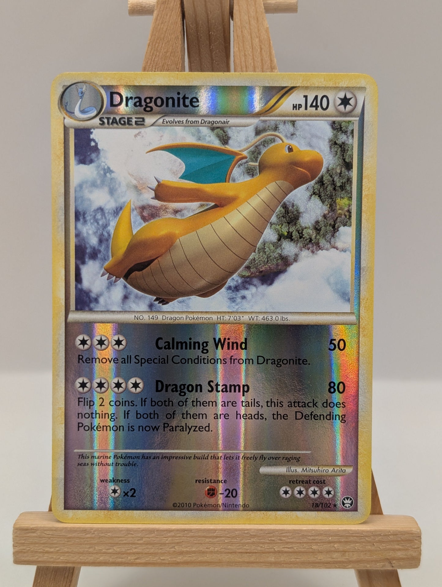 Dragonite 18/102 Triumphant Reverse Holo Pokemon TCG FRENLY BRICKS - Open 7 Days