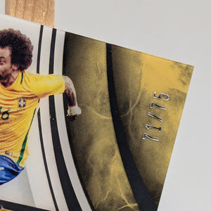David Luiz Marcelo DUAL PATCH 2017 Immaculate TD-BRZ Remarkable Memorabilia /75 FRENLY BRICKS - Open 7 Days