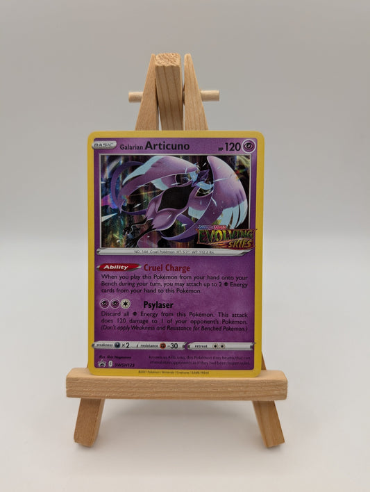 Pokemon TCG - Galarian Articuno SWSH123 SWSH  Evolving Skies - NM FRENLY BRICKS - Open 7 Days