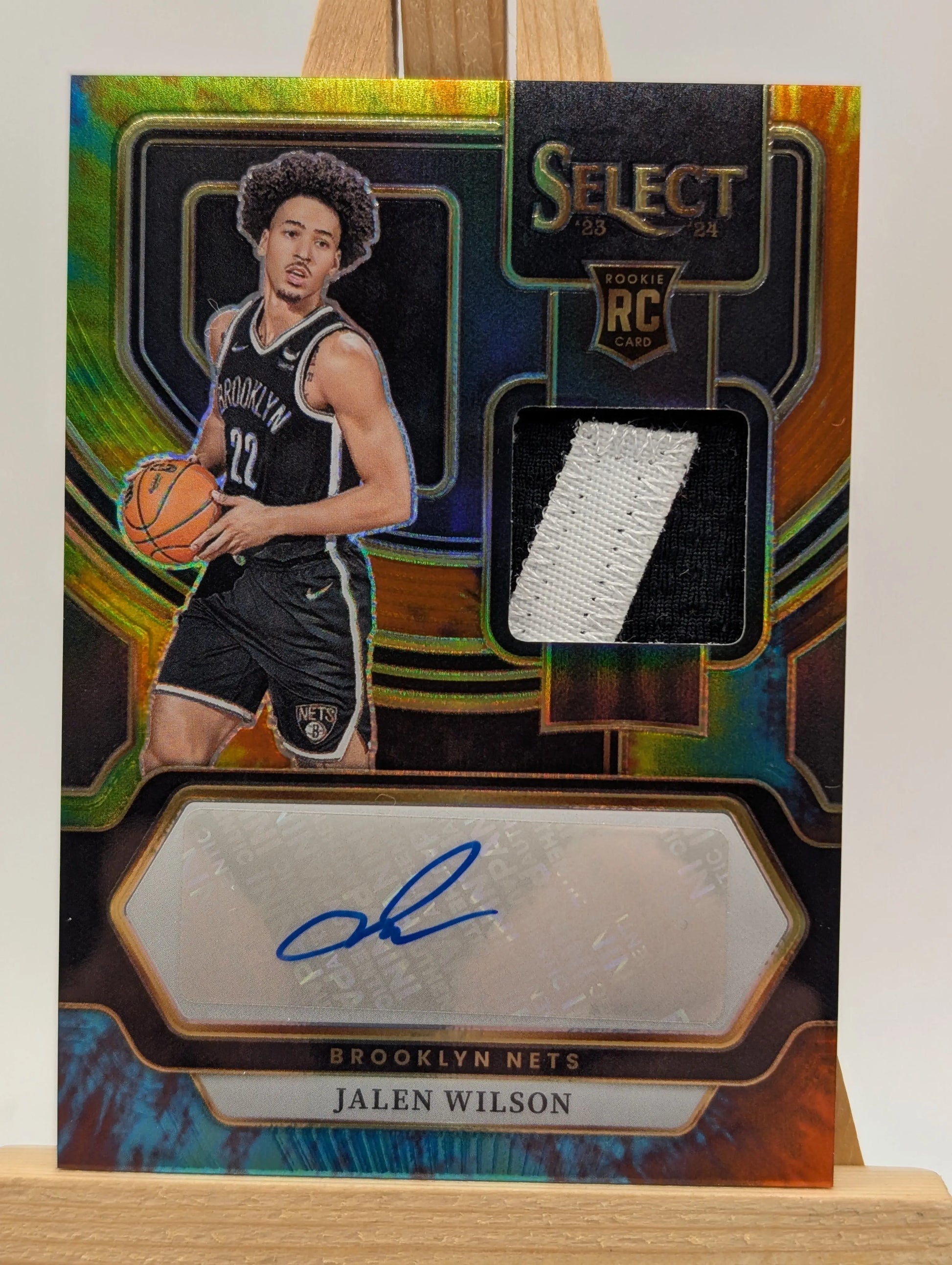2023-24 Panini Select Jalen Wilson RC Auto RPA /25 Tie-Dye Parallel RJ-WIL FRENLY BRICKS - Open 7 Days