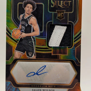 2023-24 Panini Select Jalen Wilson RC Auto RPA /25 Tie-Dye Parallel RJ-WIL FRENLY BRICKS - Open 7 Days