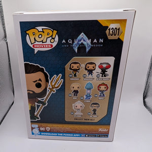 FUNKO POP DC AQUAMAN & THE LOST KINGDOM AQUAMAN DIAMOND GLITTER #1301 EXCLUSIVE FRENLY BRICKS - Open 7 Days