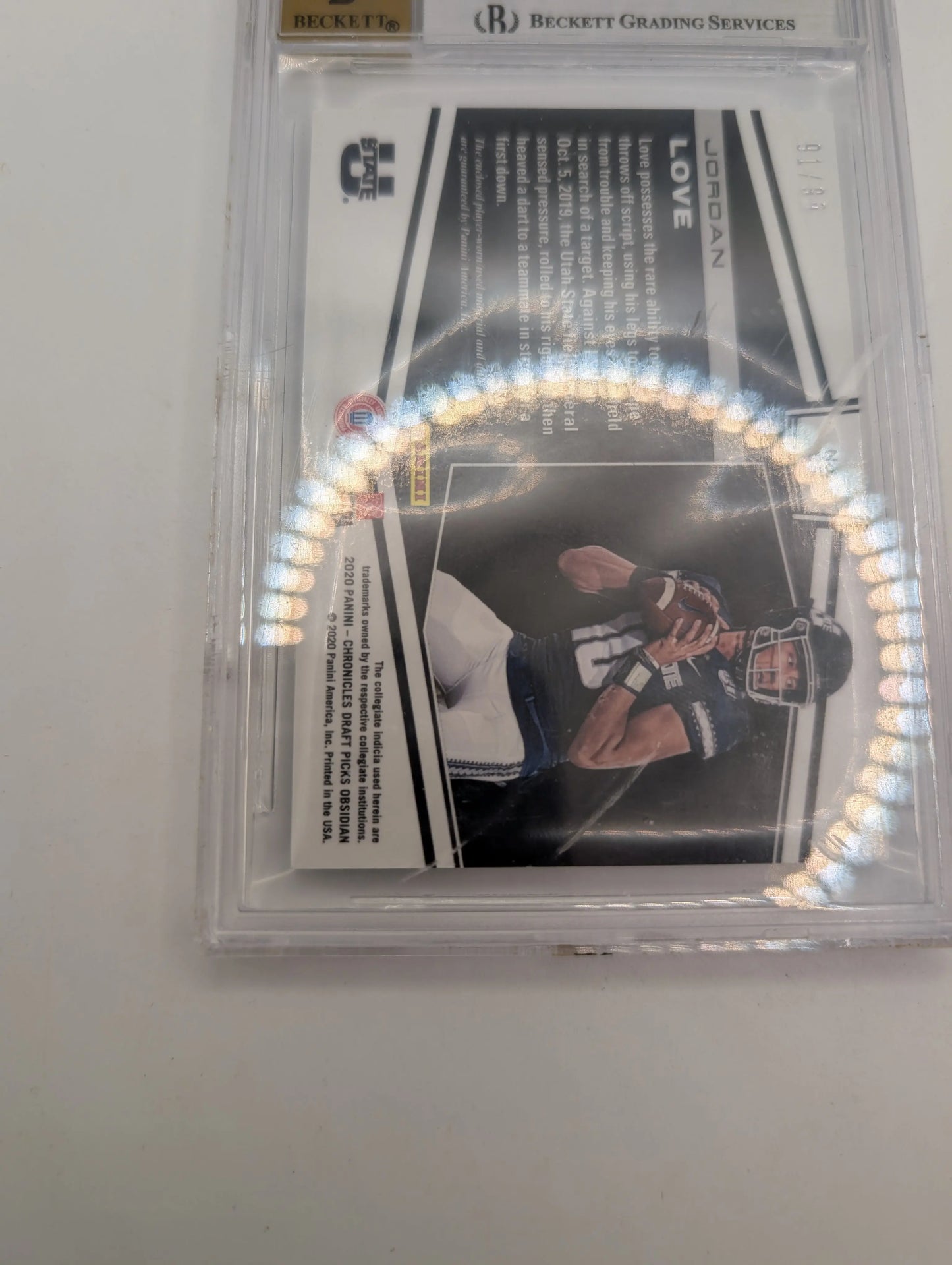 2020 Panini Obsidian Draft Picks - Jersey Autographs Jordan Love /99 Bgs *cracks FRENLY BRICKS - Open 7 Days
