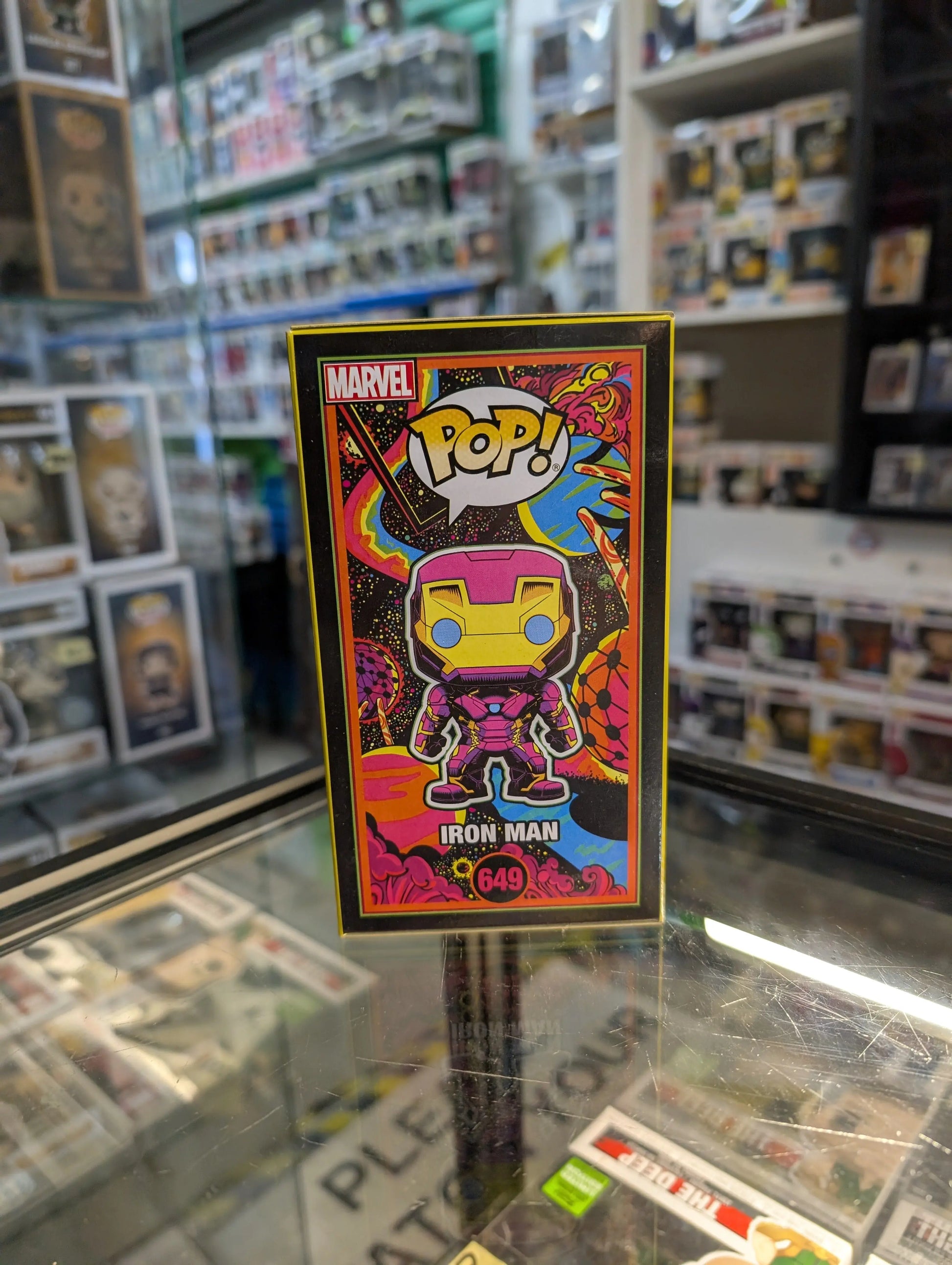 FUNKO Pop Vinyl Iron Man #649 FRENLY BRICKS - Open 7 Days