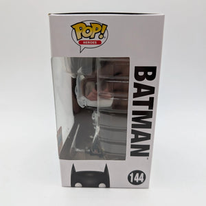 Funko POP! DC Comics Vinyl Figure - BATMAN (Black Chrome) #144 (Exclusive) FRENLY BRICKS - Open 7 Days