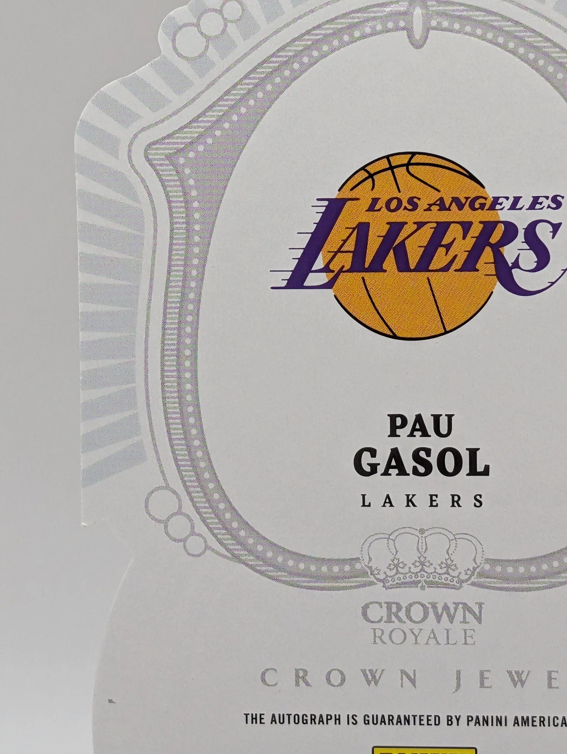 Pau Gasol 2022-23 Panini Crown Royale Jewel Signatures Auto /49 Lakers FRENLY BRICKS - Open 7 Days image 11