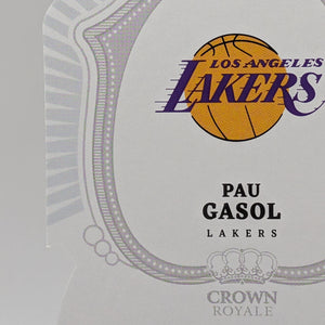 Pau Gasol 2022-23 Panini Crown Royale Jewel Signatures Auto /49 Lakers FRENLY BRICKS - Open 7 Days