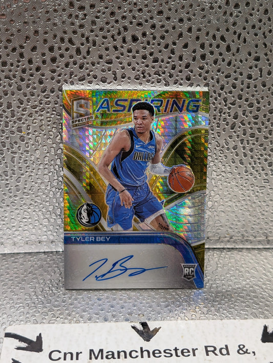 2020-21 Panini Spectra Tyler Bey Aspiring Auto RC /4 Gold FRENLY BRICKS - Open 7 Days