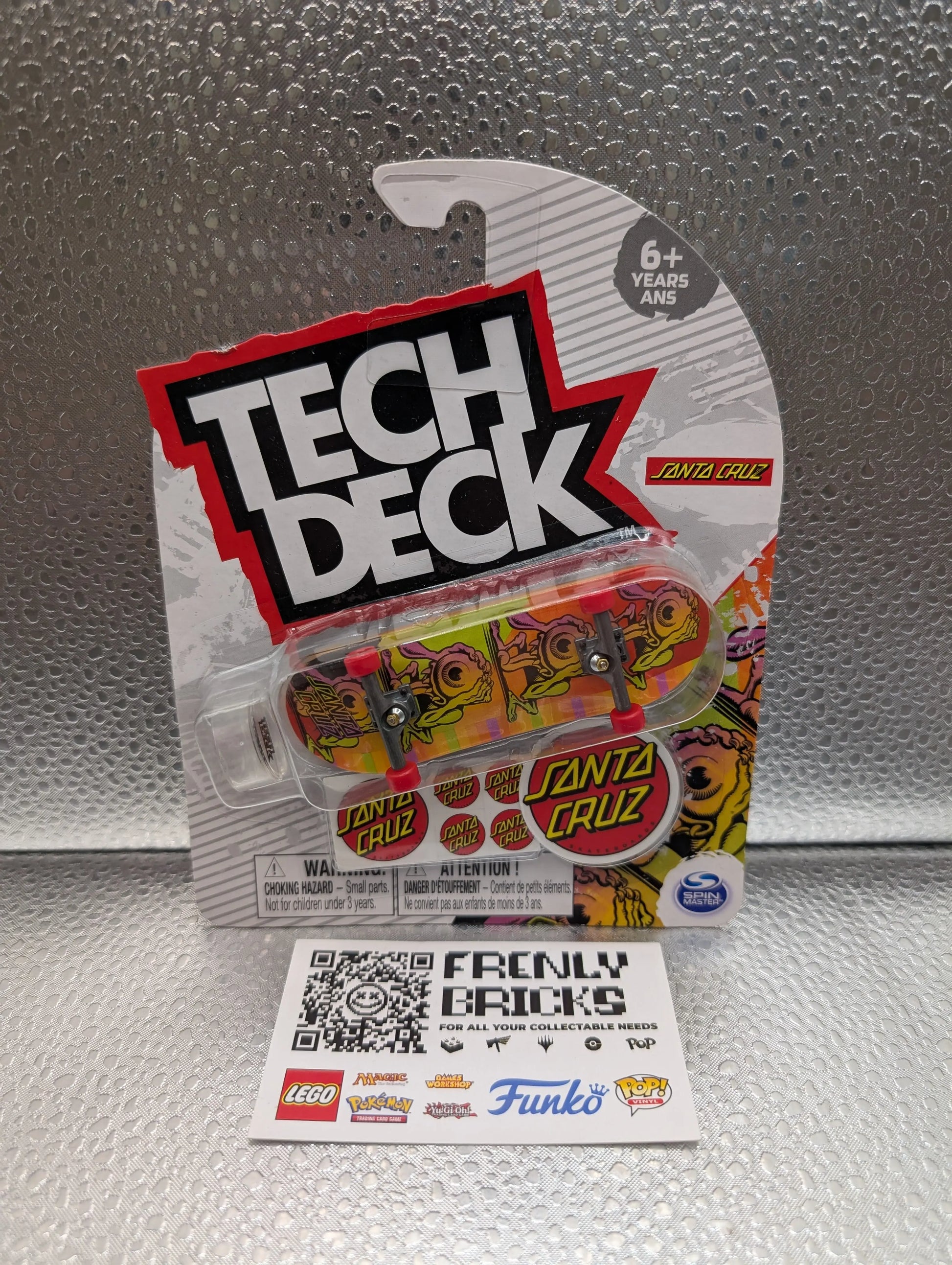 Tech Deck Santa Cruz Eyeball Eye Finger Skateboard Spin Master FRENLY BRICKS - Open 7 Days