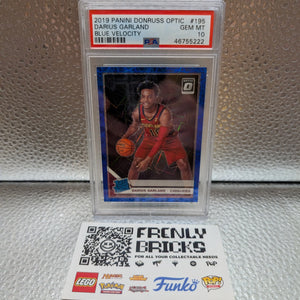 2019 Panini Optic Donruss Darius Gardland Blue Velocity #195 PSA 10 FRENLY BRICKS - Open 7 Days