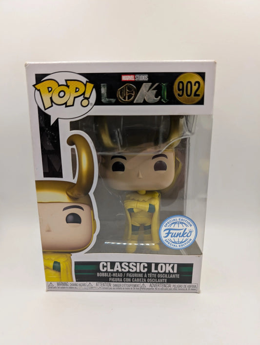 Funko POP! Marvel Studios Loki: Classic Loki #902 Special Edition FRENLY BRICKS - Open 7 Days