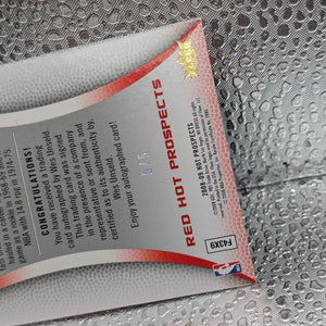 2008-09 Hot Prospects Fleer Wes Unseld Road to Springfield 5/5 Autograph FRENLY BRICKS - Open 7 Days